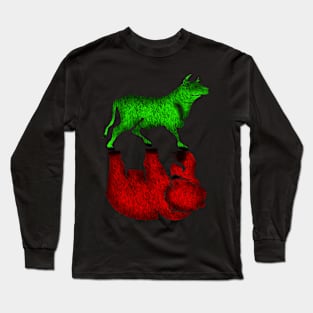 Stock Market Bull Vs Bear - Day Trading Stocks - Investing - Crypto Long Sleeve T-Shirt